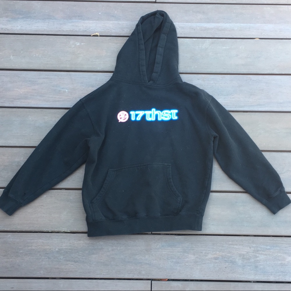 KIDS black 17thst hoodie